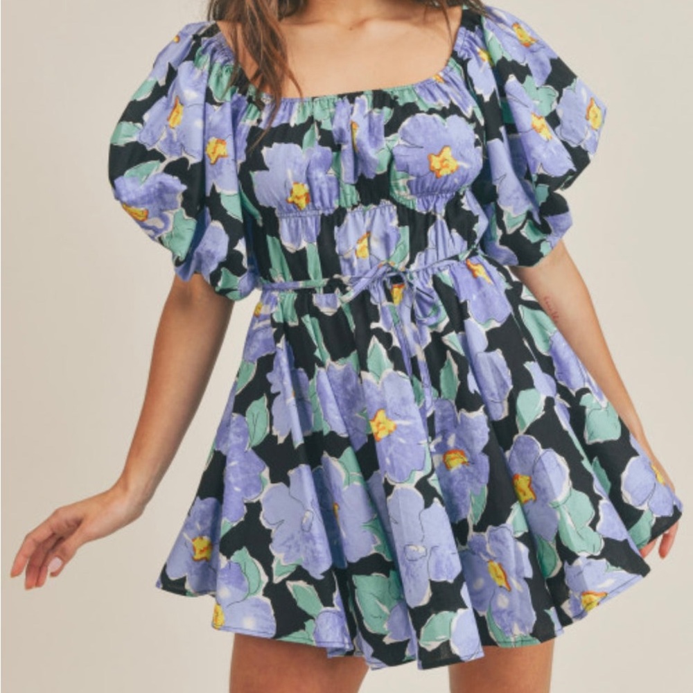 Henly Violets are Blue mini dress